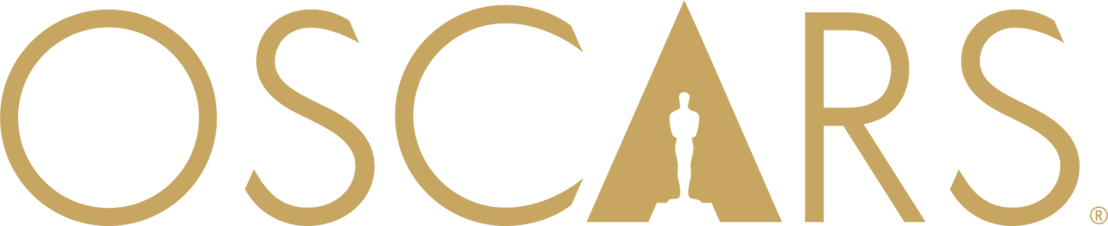 Gold OSCARS logo with Oscar logo A