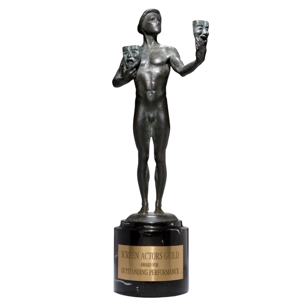 The Actor Awards Statuette on transparent background