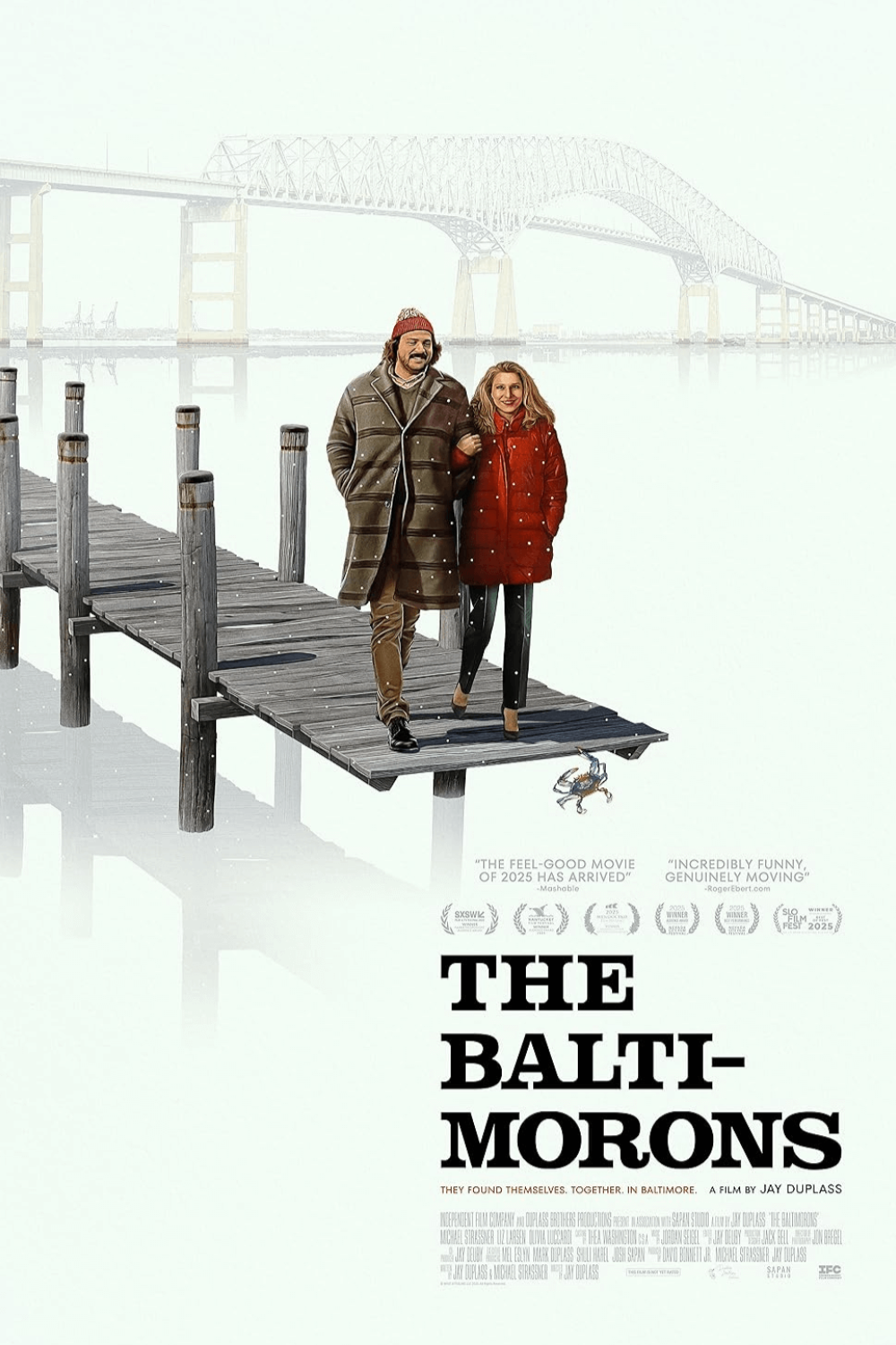 Official movie poster for the film The Baltimorons, released in 2025