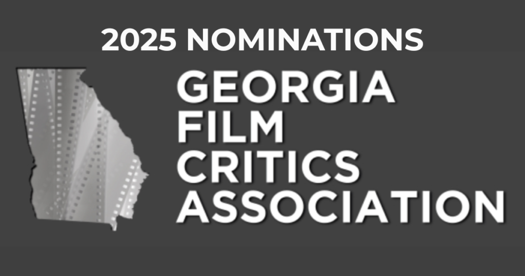 Georgia Film Critics Association (GFCA) 2025 nominations graphic
