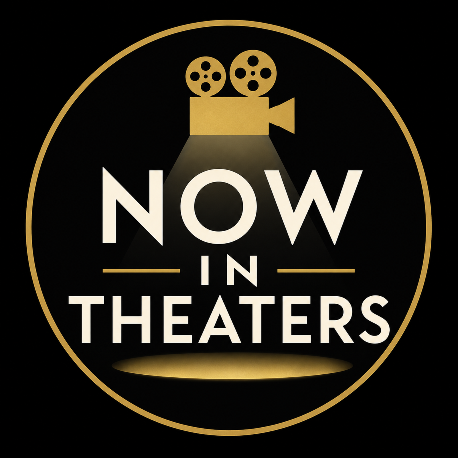 Now In Theaters Custom Logo