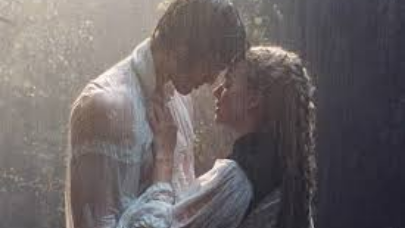 Wuthering Heights (2026) - Elordi and Robbie in the rain still