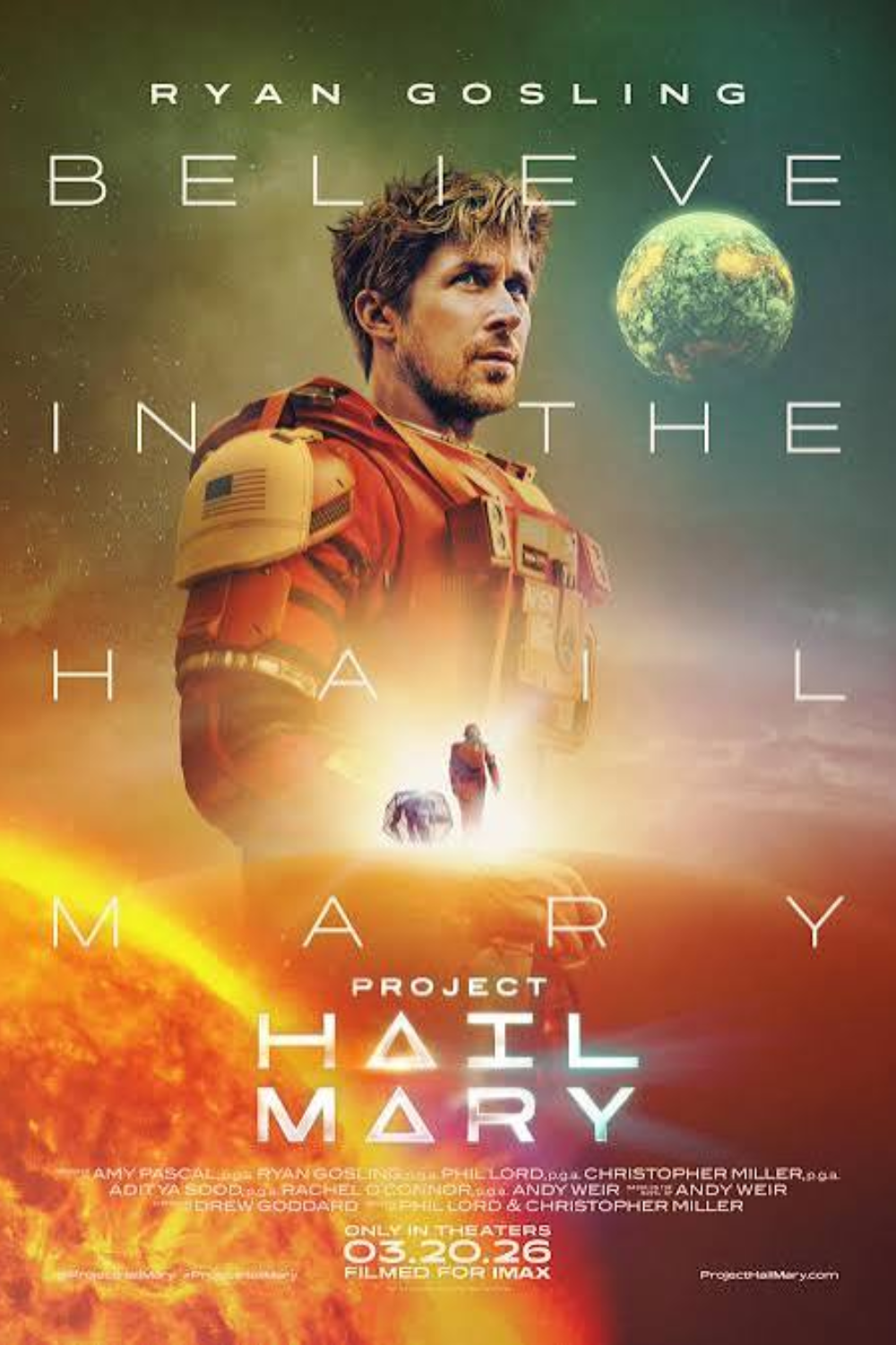 Project Hail Mary (2026) Official Film Poster